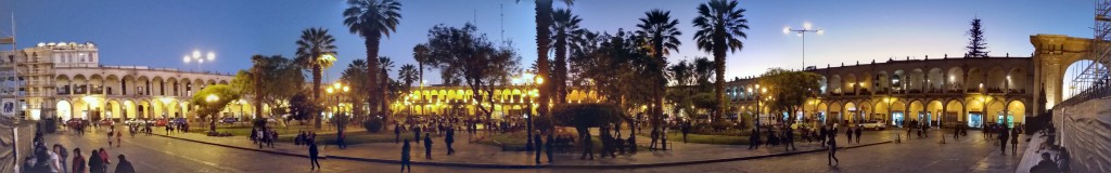 A night in Plaza de Arma