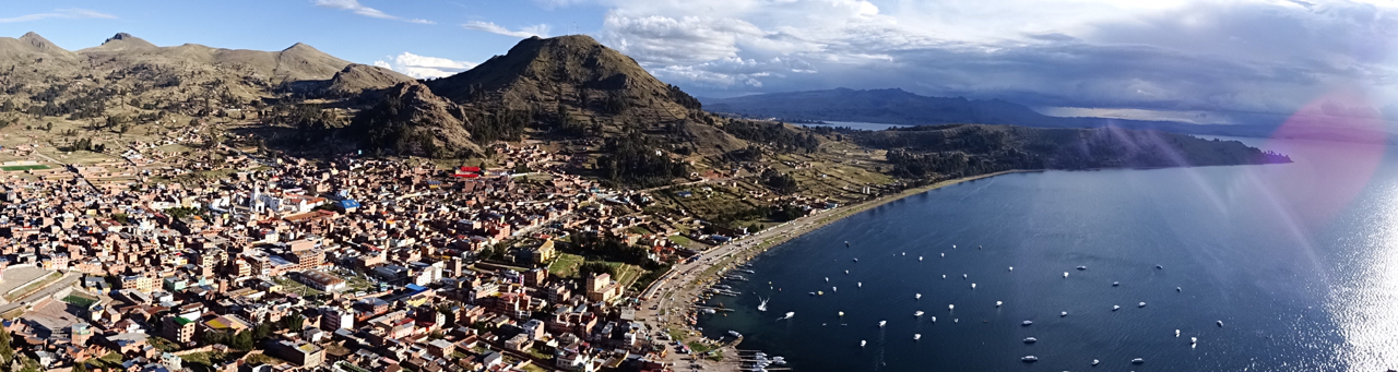 Beautiful lake Titicaca